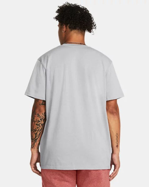 Under Armour tshirt for man אנדר ארמור לייבל חולצה טישרט בצבע אפור לגבר